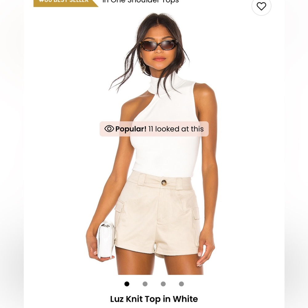 Knit one shoulder top